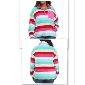 Cabana by Crown & Ivy Woobie Plush Sherpa Pullover Size XXL